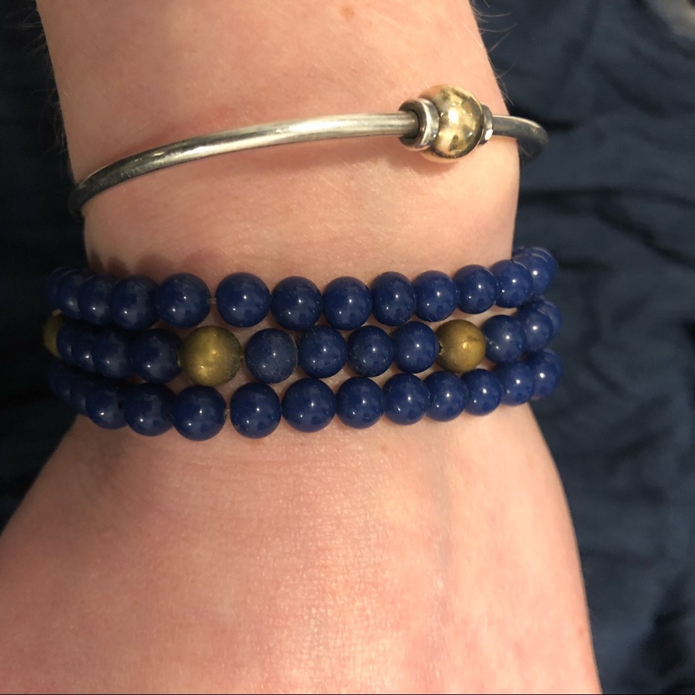 3 piece beaded bracelet stack